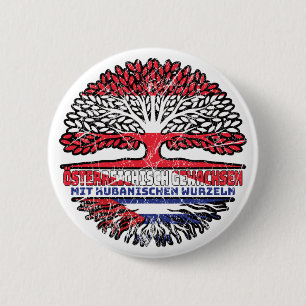 Kuba Kubanisch Österreichisch Baum 2 Inch Round Button
