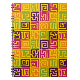 Kuba Style Pattern 071019 - Colours Notebook