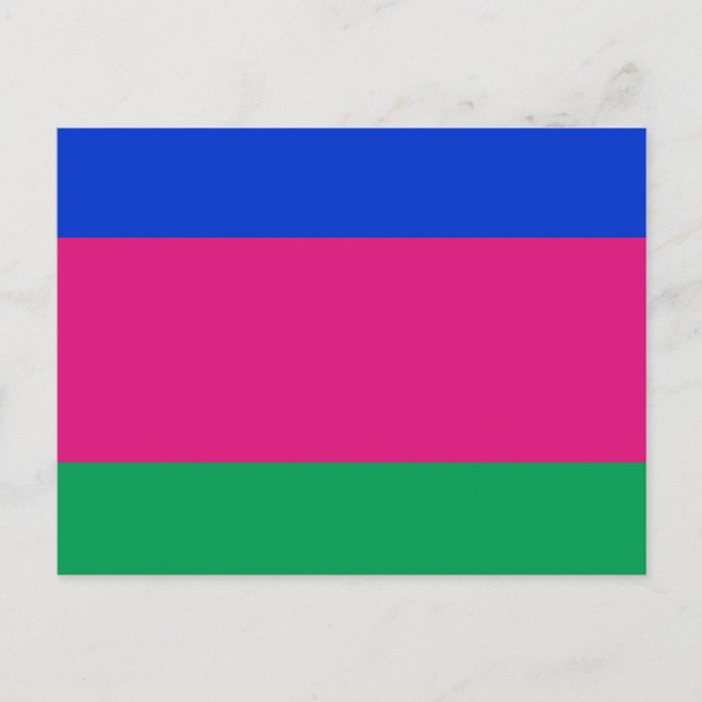 Kuban People's Republic Flag Postcard (Front)