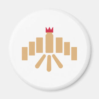 Kubb game magnet