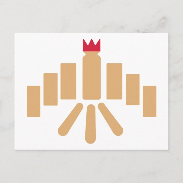 Kubb game postcard (Front)