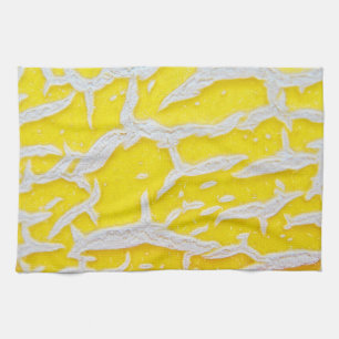 Küchentuch gelb-graues Melonenmuster Kitchen Towel