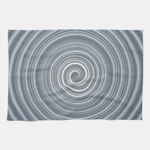 Küchentuch grau-weisse Spirale Kitchen Towel