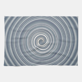 Küchentuch grau-weisse Spirale Kitchen Towel