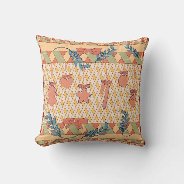 Kuddar Throw Pillow (Front)