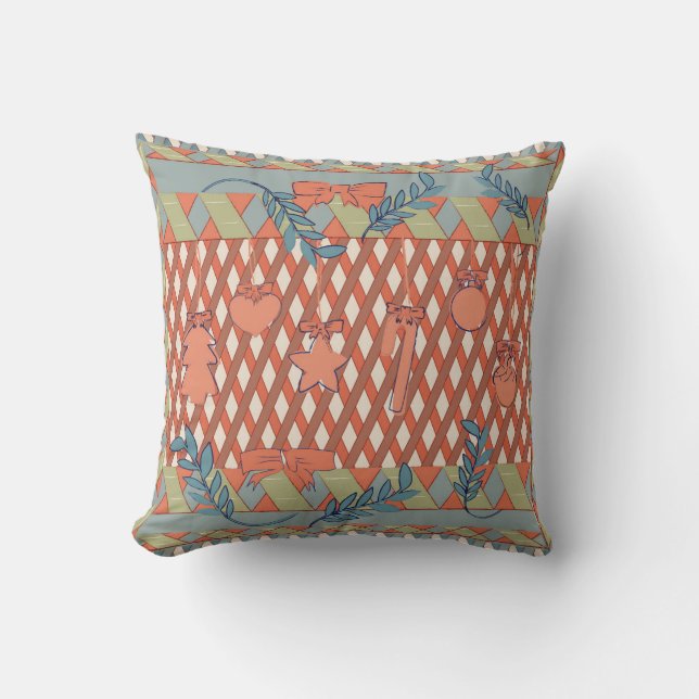 Kuddar Throw Pillow (Front)