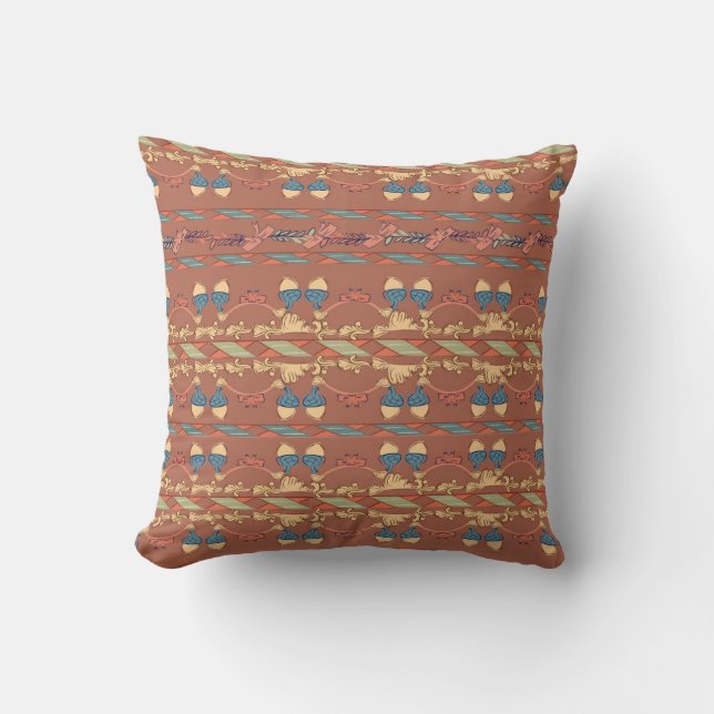Kuddar Throw Pillow (Front)