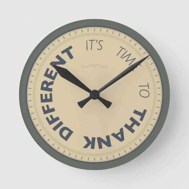 Kudos® Round Clock (Front)