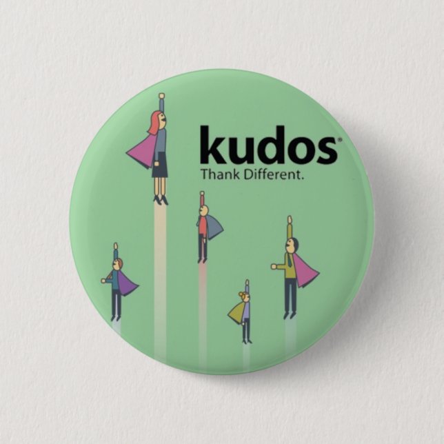 Kudos® Superhero 2 Inch Round Button (Front)
