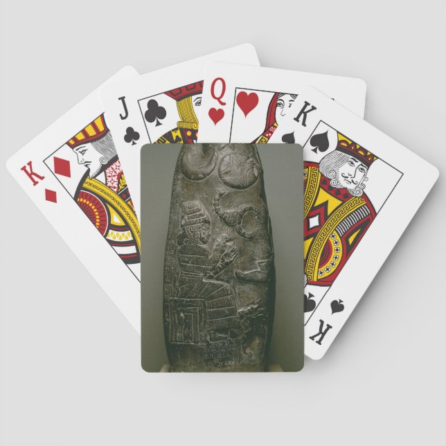 Kudurru of Nazimaruttash, King of Babylon, c.1328- Playing Cards (Back)