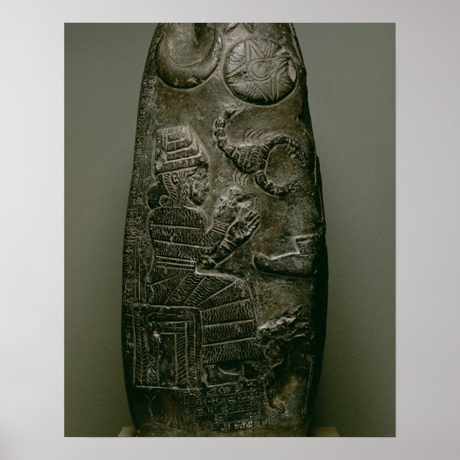 Kudurru of Nazimaruttash, King of Babylon, c.1328- Poster (Front)