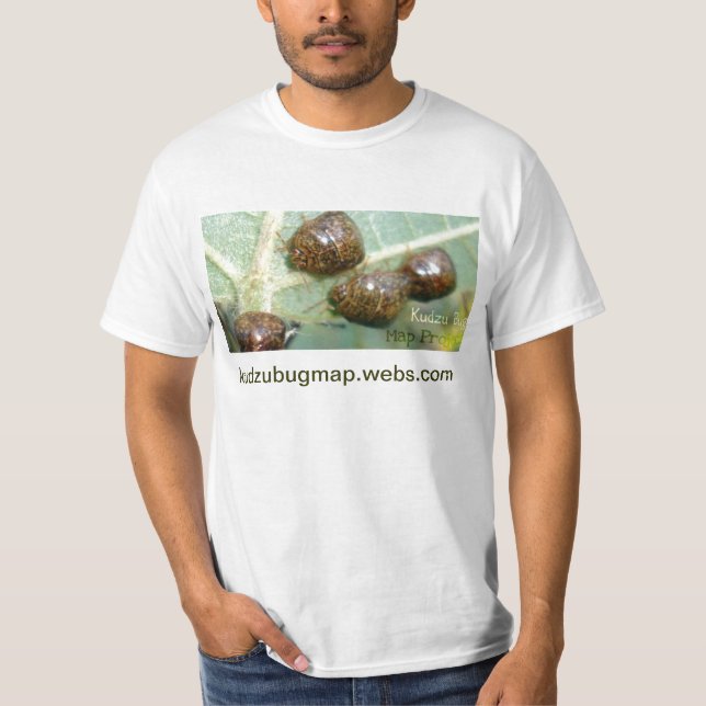 Kudzu Bug Map Project 1 T-Shirt (Front)