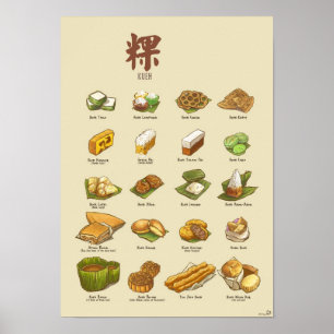 Kueh 粿 III (A3) Poster
