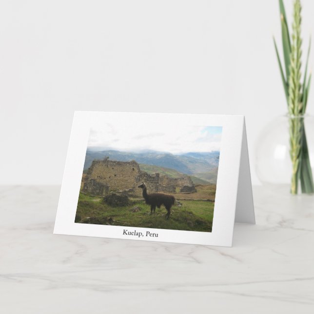 Kuelap, carte de voeux du Pérou (Devant)