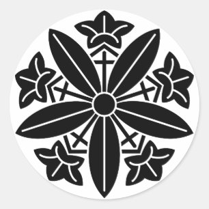 Kuga gentian wheel classic round sticker