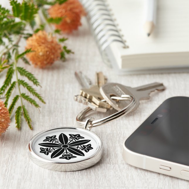 Kuga Gentian Wheel Keychain (Side)