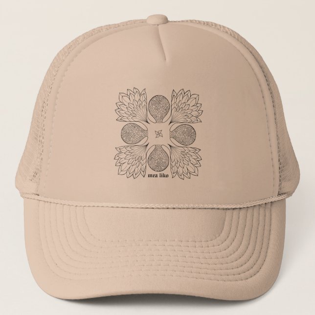 Kuiki Ulu Detailed Trucker Hat (Front)