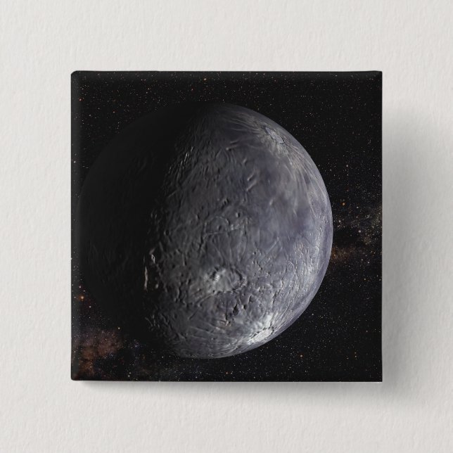 Kuiper Belt Object 2 Inch Square Button (Front)