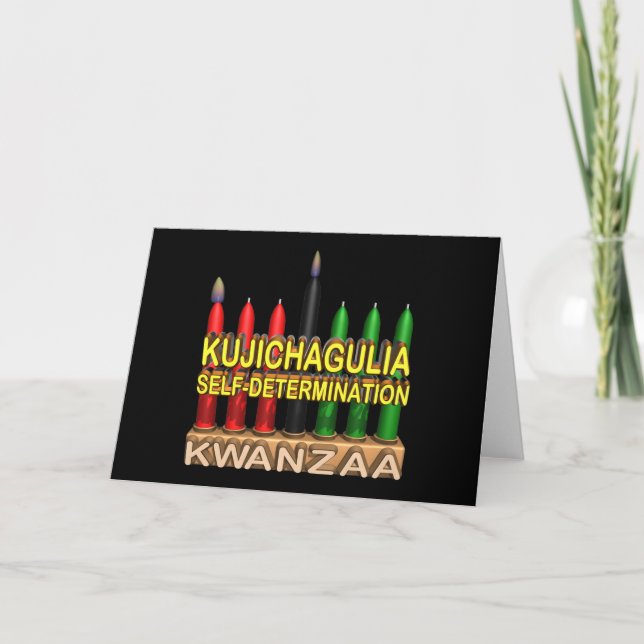 Kujichagulia Holiday Card (Front)