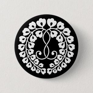 Kujo wisteria 2 inch round button