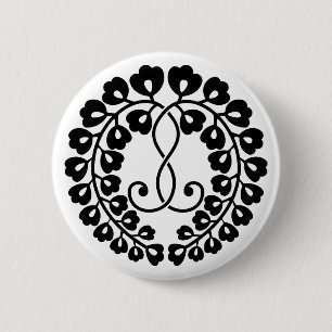 Kujo wisteria 2 inch round button