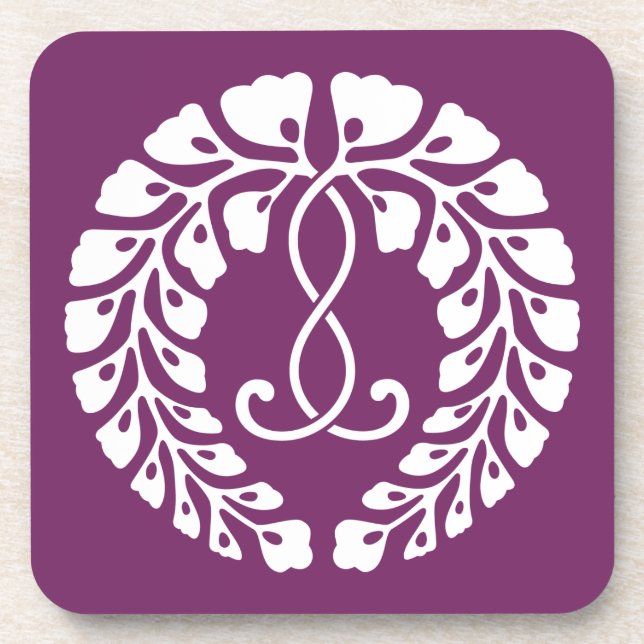 Kujo wisteria coaster (Front)