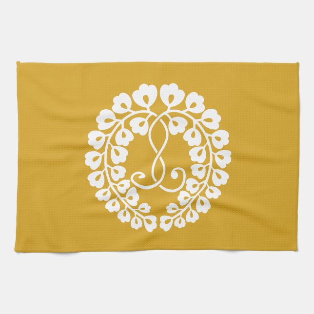 Kujo wisteria H Kitchen Towel (Horizontal)