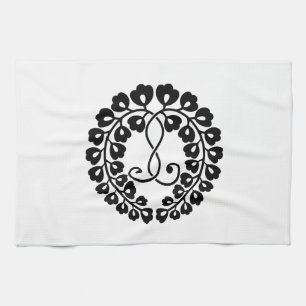 Kujo wisteria kitchen towel