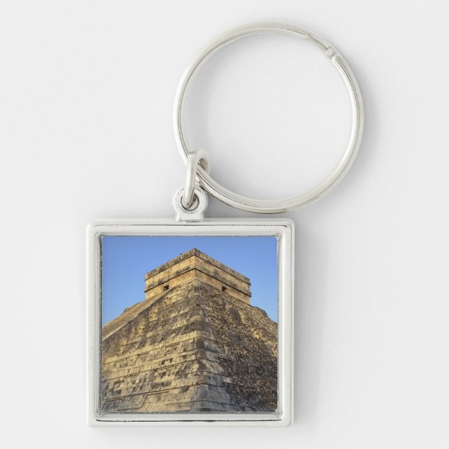 Kukulcan Temple or Castillo Castle) in Keychain (Front)