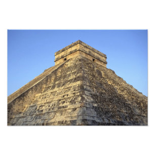 Kukulcan Temple or Castillo Castle) in Photo Print
