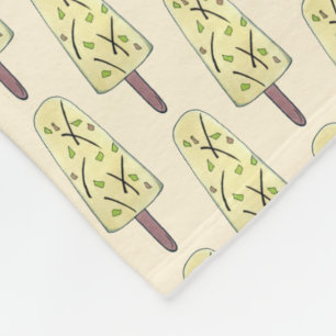 Kulfi Qulfi Indian Food Ice Cream Frozen Dessert Fleece Blanket