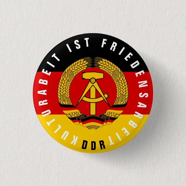 Kulturabeit ist Friedensarbeit 1 Inch Round Button (Front)
