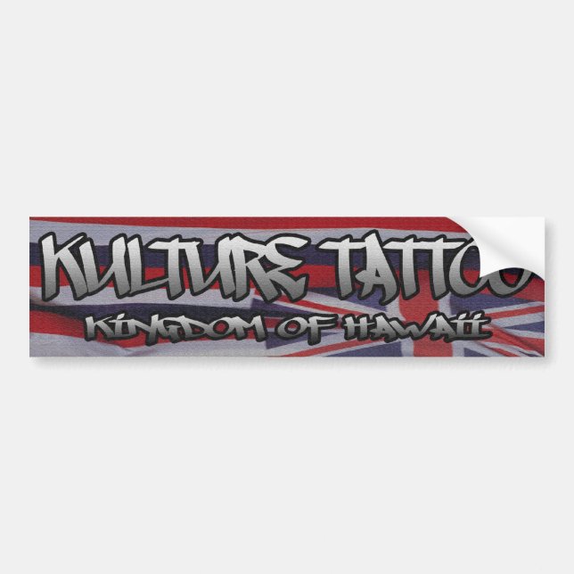 Kulture Tatto Bumper Sticker (Front)