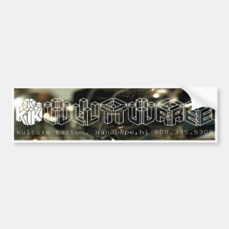 Kulture Tattoo Bumper Sticker