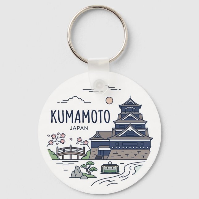 Kumamoto Keychain (Front)