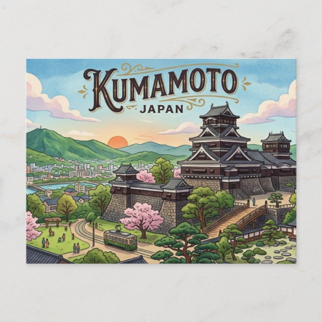 Kumamoto postcard (Front)