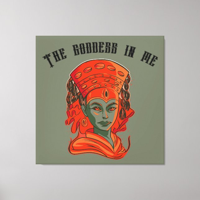  Kumari - The goddess in me    Canvas Print (Front)