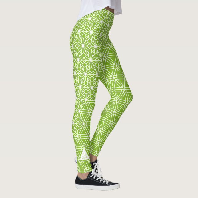 KUMIKO | japanese traditional KIMONO pattern Leggings (Right)