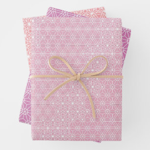 KUMIKO    Japanese Traditional Pattern Wrapping Paper Sheet
