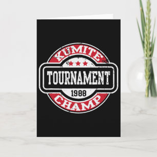Kumite Champion Martial Arts Kung Fu Karate Cinema Card
