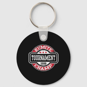 Kumite Champion Martial Arts Kung Fu Karate Cinema Keychain