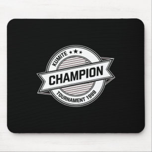 Kumite Champion Martial Arts Kung Fu Karate Cinema Mouse Pad