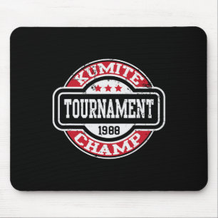 Kumite Champion Martial Arts Kung Fu Karate Cinema Mouse Pad