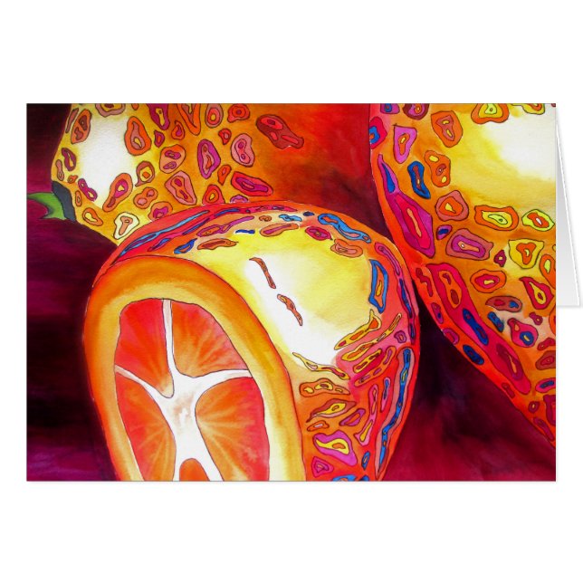 Kumquats agrumes oranges aquarelles fruits art (Devant horizontal)