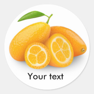 Kumquats Classic Round Sticker