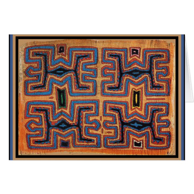 Kuna Indian Canoe Spirits (Front Horizontal)