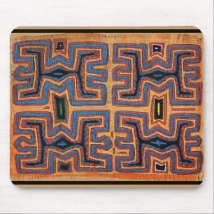 Kuna Indian Canoe Spirits Mouse Pad