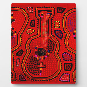 Kuna Indian Guitars Plaque