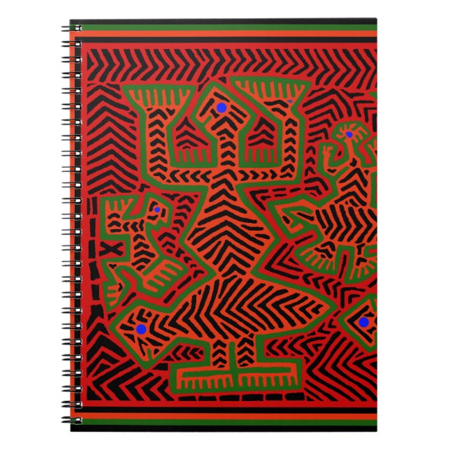 Kuna Indian Mola Spirits Notebook (Front)