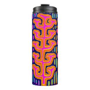 Kuna Indian Trees Thermal Tumbler